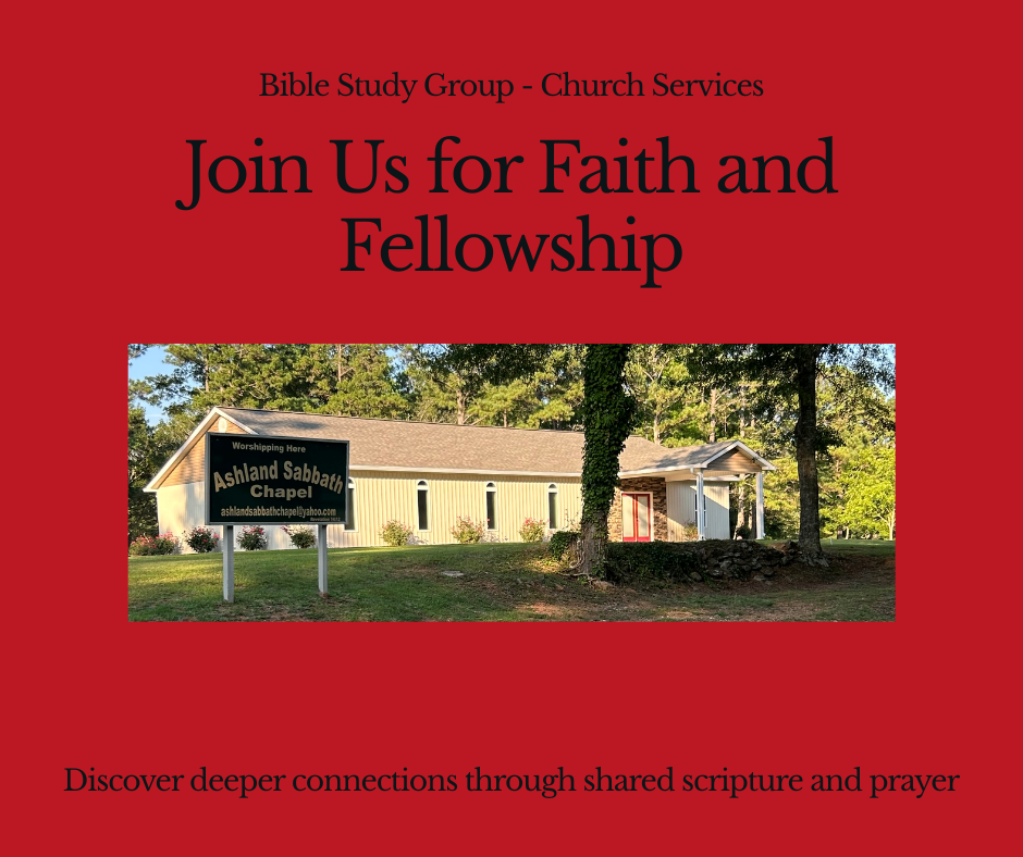 Strengthening Community Connection In Ashland, Alabama 2 Ashland Sabbath Chapel Ministry