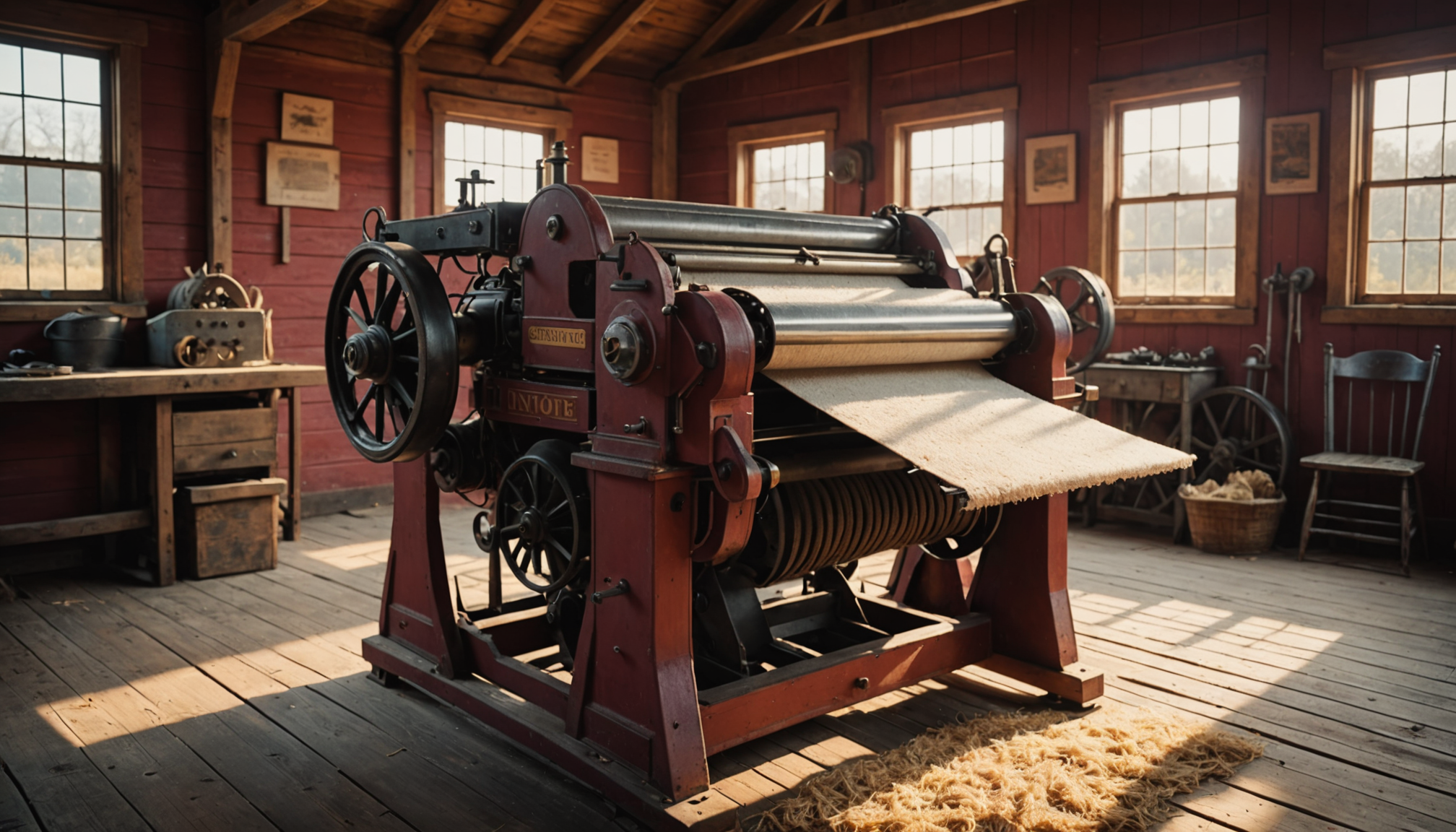 Adventist wool processing