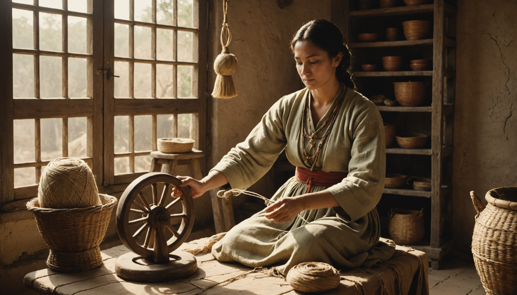 Adventist yarn making