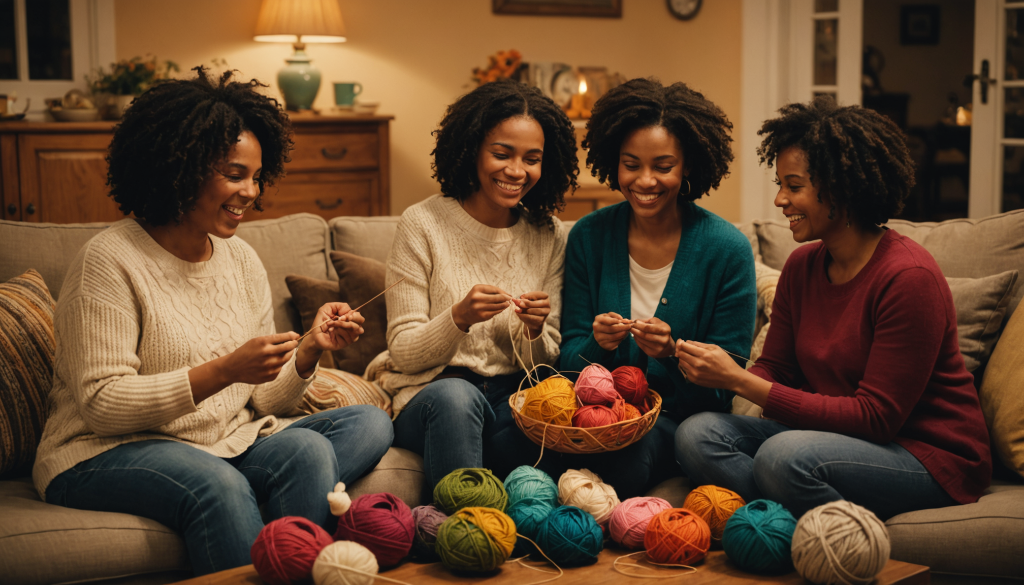 Adventist yarn making